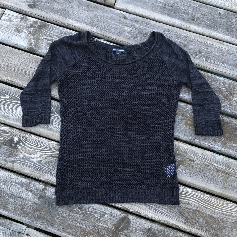 Warehouse One Mesh Sweater
